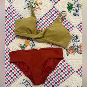 Lululemon two piece bathing suit - medium bottom, large top.